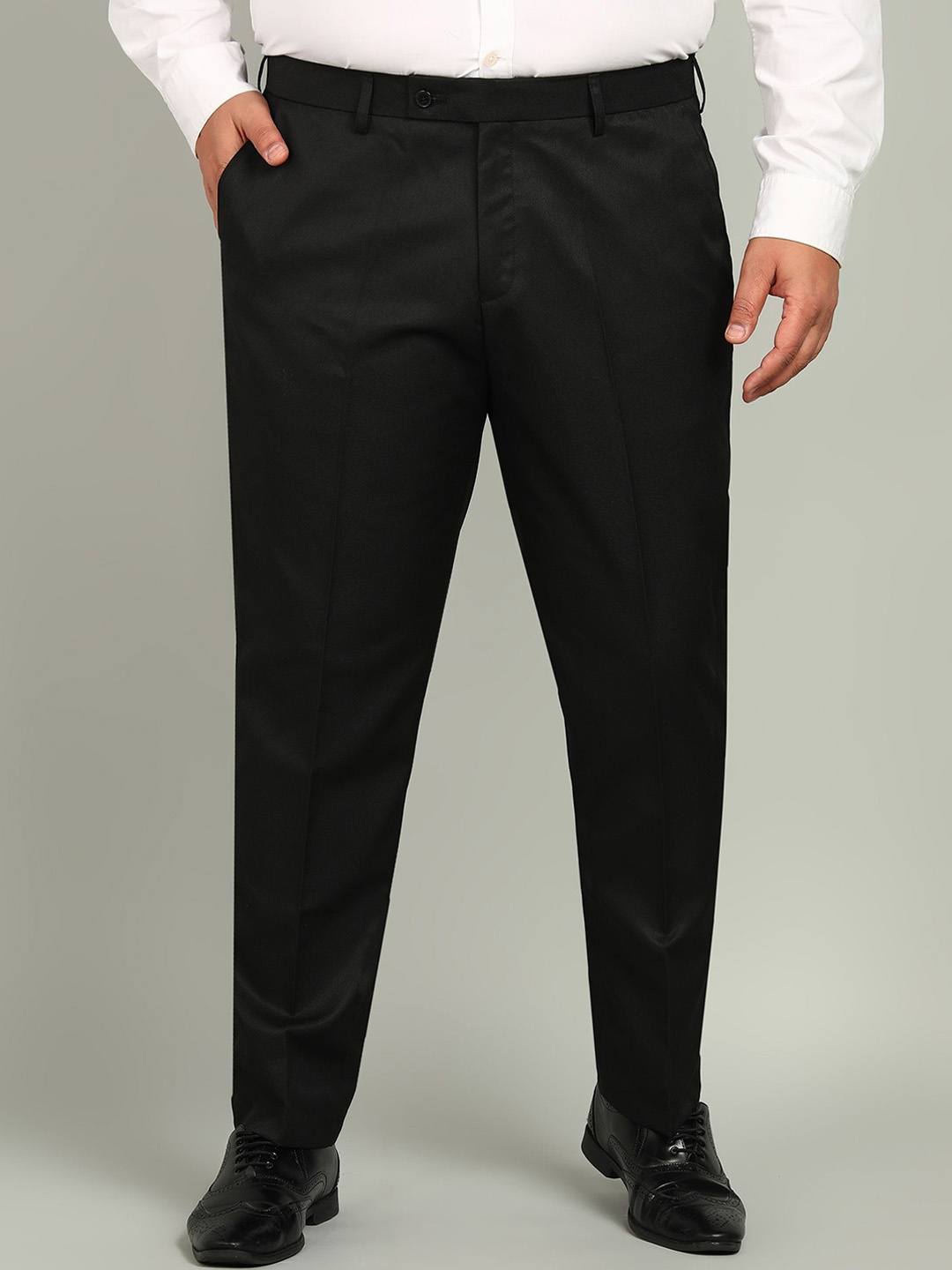 

VEI SASTRE Plus Size Black Formal Trouser