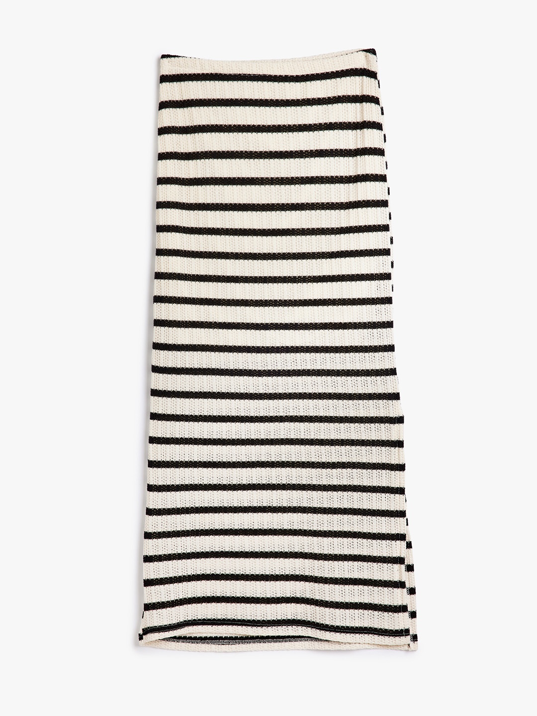

Koton Striped Women A-Line Maxi Skirts, Black
