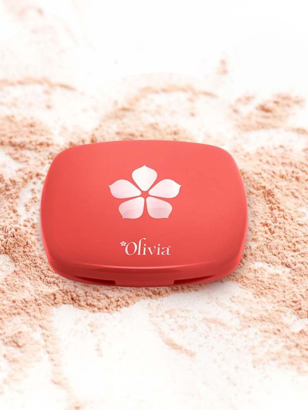 

Olivia Skinsync Compact Powder- 10 g- 04 Caramel Lush, Peach