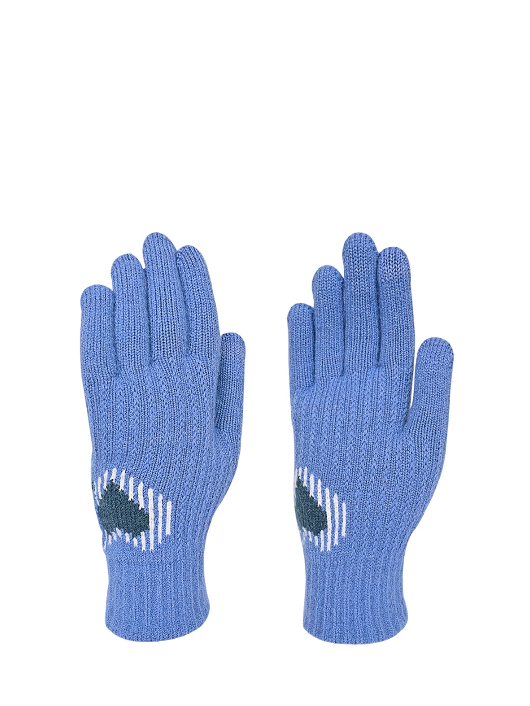 

LOOM LEGACY Women Acrylic Winter Gloves, Blue