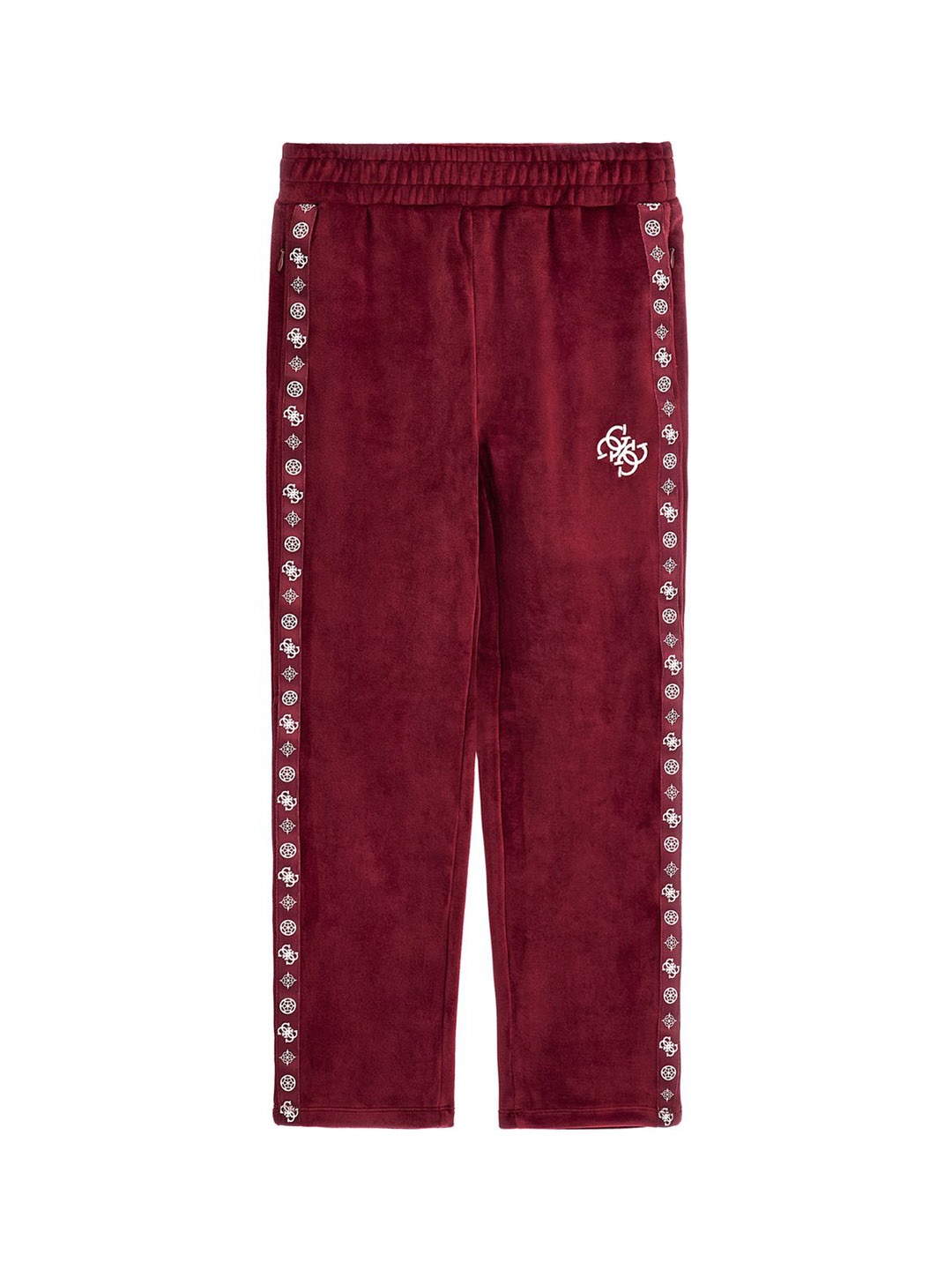 

GUESS kids Girls Striped Trousers, Maroon