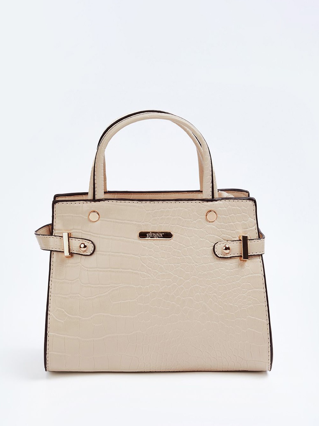 

Ginger by Lifestyle PU Handheld Bag, Off white