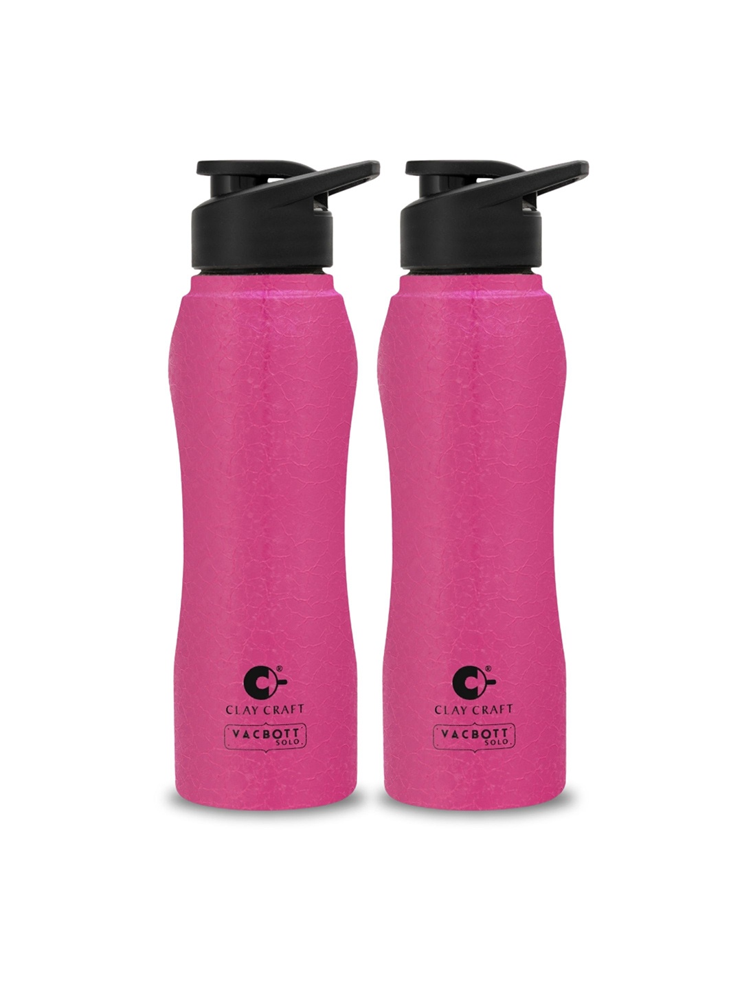 

Clay Craft Vacbott Neo 750Ml Single-Wall Stainless Steel BIS Approved Water Bottle, Pink