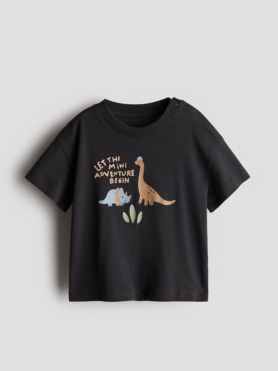 

H&M Infant Boys Cotton Jersey Tshirts, Grey