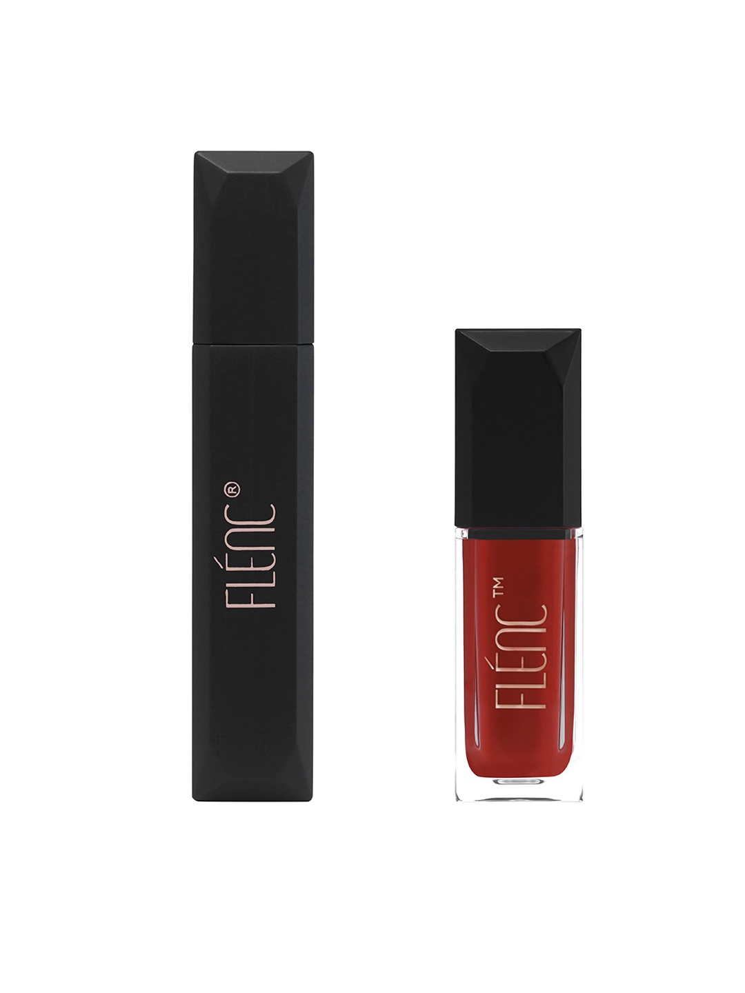 

FLENC Cryla Velvet Liquid Lipstick & Fringe Mascara Combo, Red