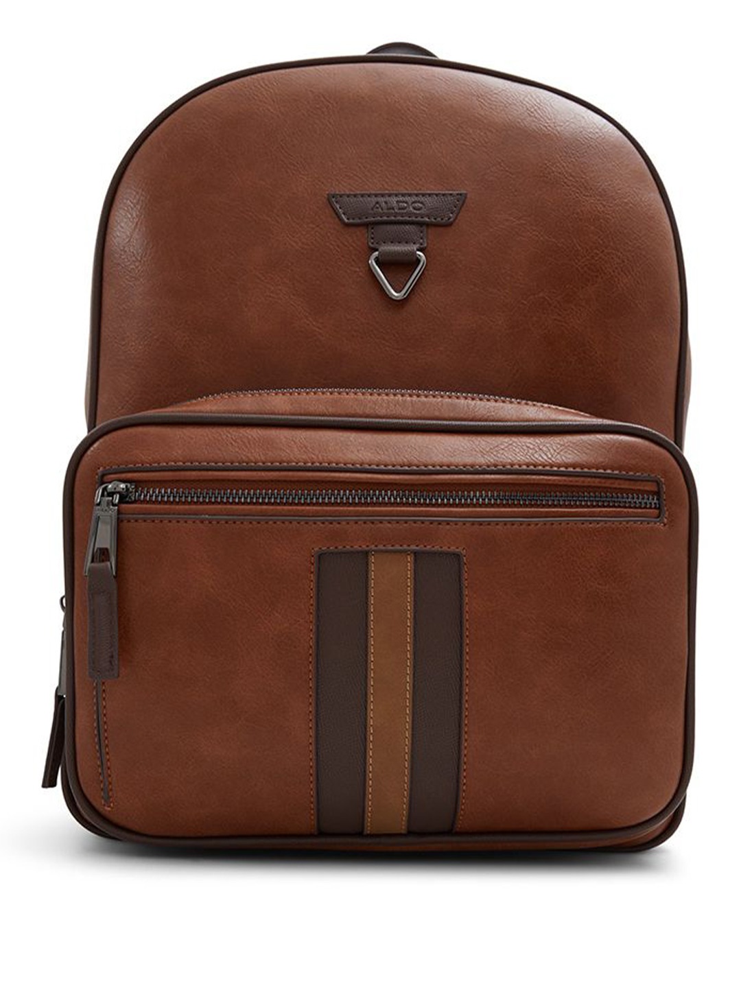

ALDO Men Textured Up to 15 inch Ergonomic Backpack, Brown
