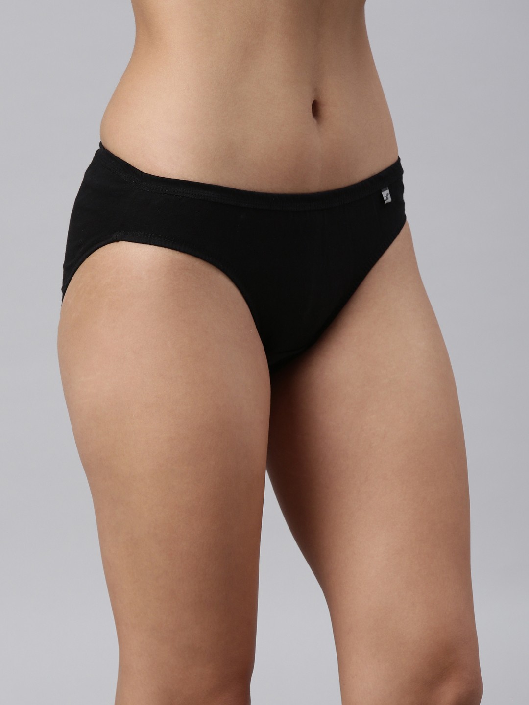 

Kryptic Women Pack Of 3 Mid Rise Pure Cotton Bikini Briefs, Mustard