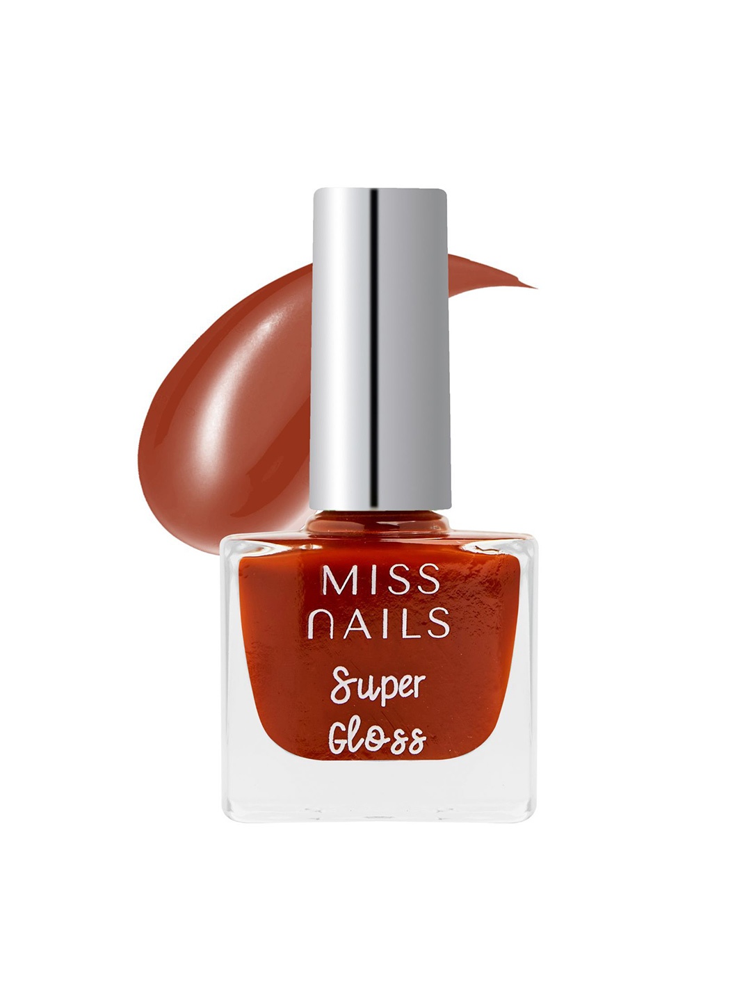 

MISS NAILS Super Gloss Nail Paint - 10 ml - SG12, Maroon