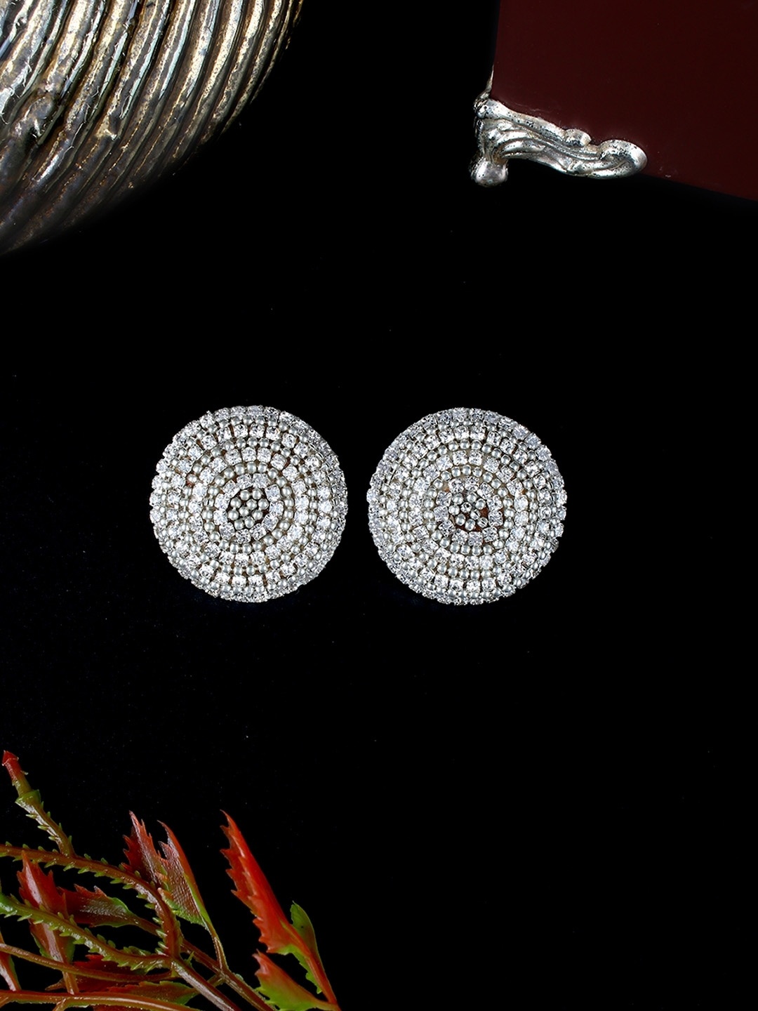 

KPOP Contemporary Studs Earrings, Silver