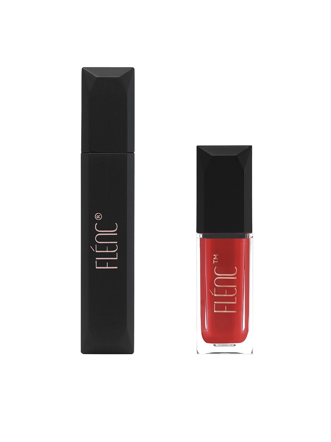 

FLENC Cryla Velvet Liquid Lipstick & Fringe Mascara Combo, Pink