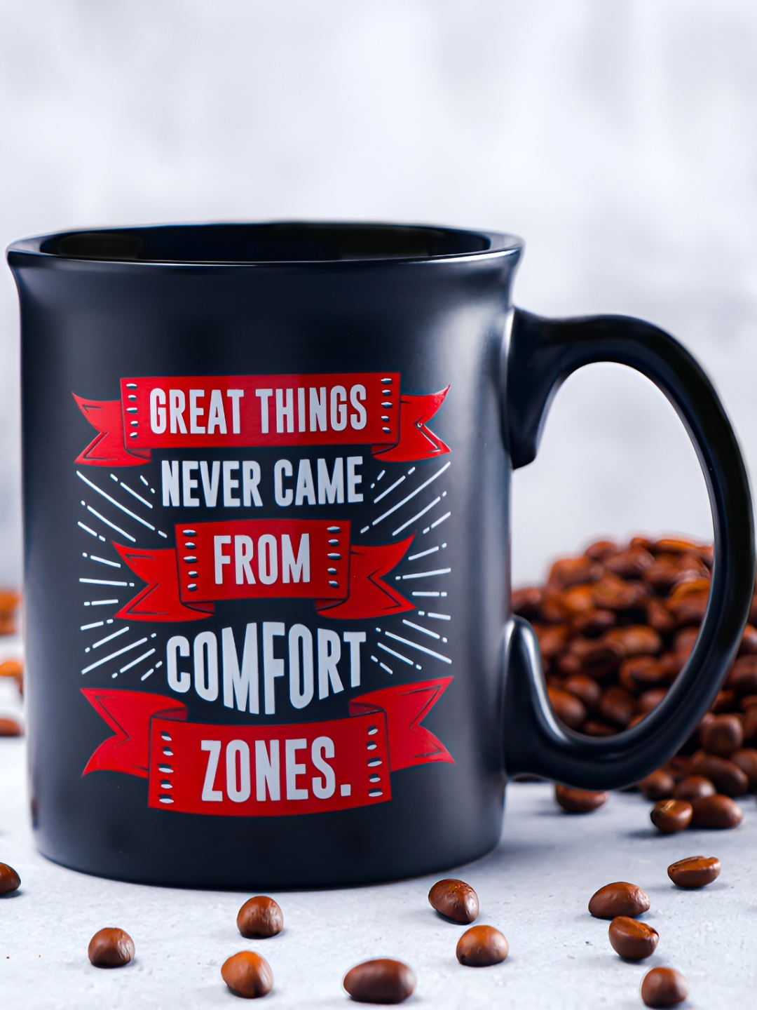 

Archies Black & White Quotation Printed Ceramic Corporate Mug