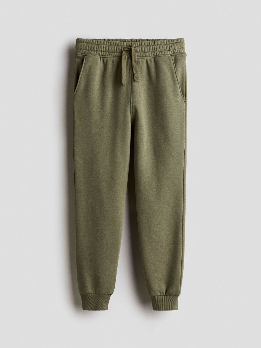 

H&M Boys Brushed-Inside Joggers, Green