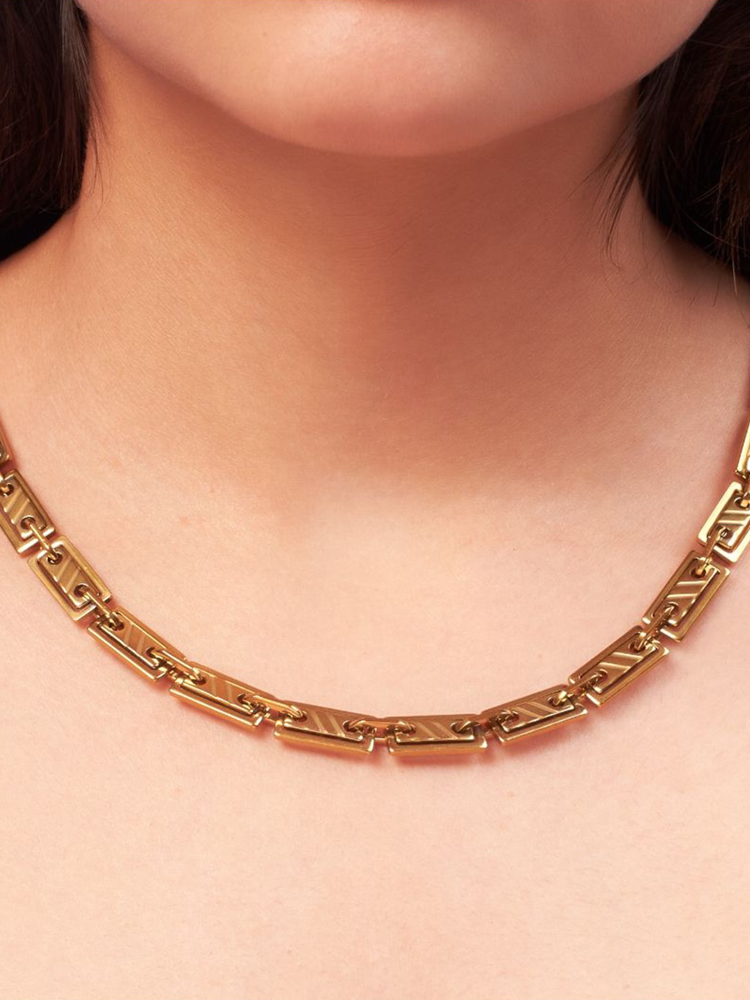 

SALTY Stainless Steel Modern Edge Chain, Gold
