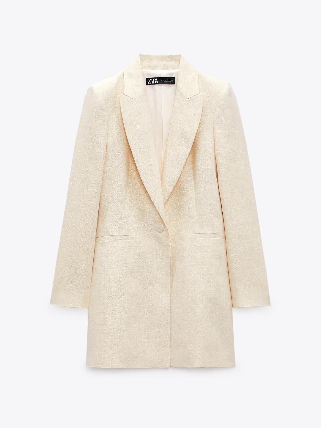 

ZARA Women Beige Blazer