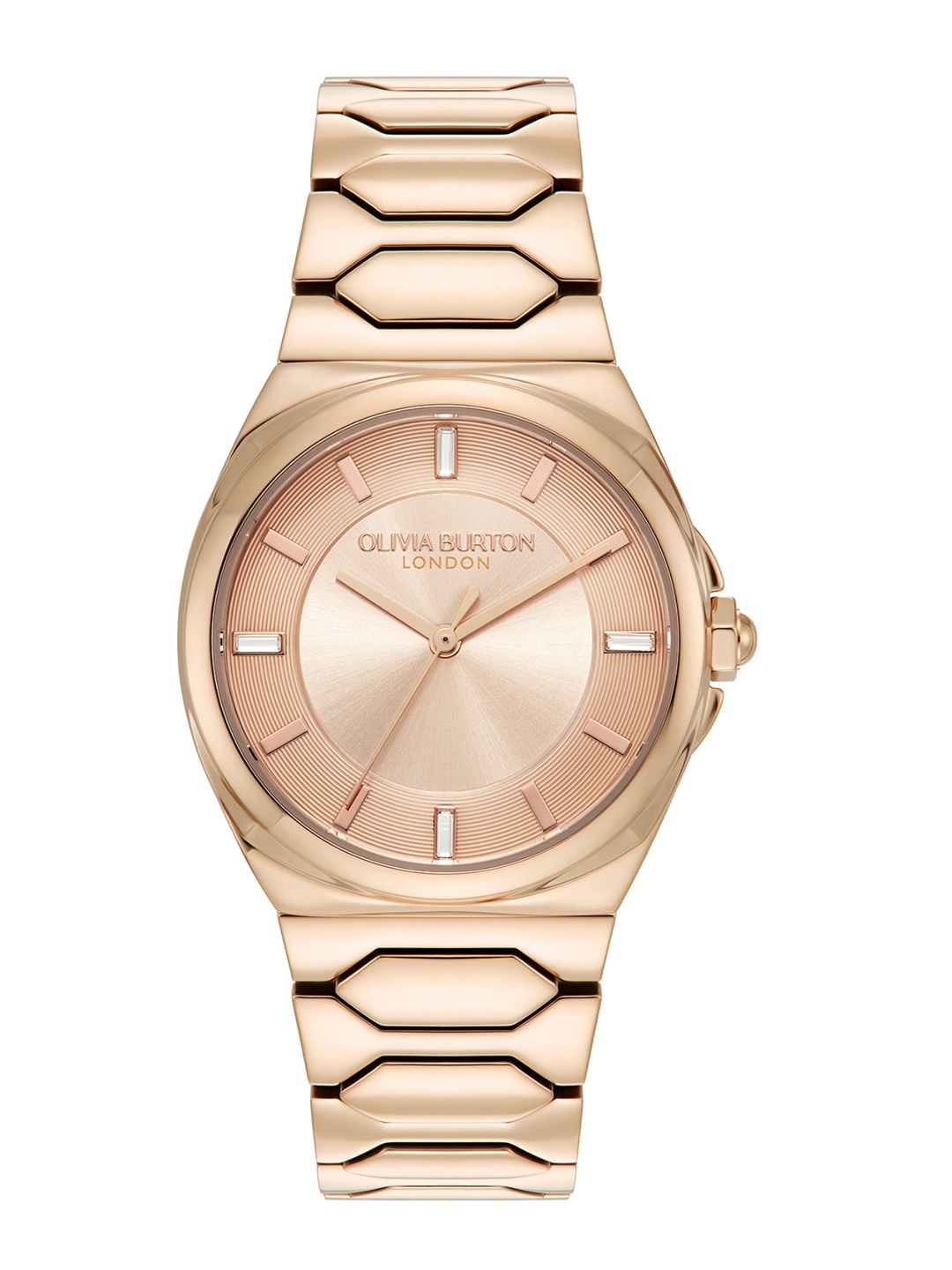 

Olivia Burton Women Lustre Analogue Watch 24000202, Rose gold