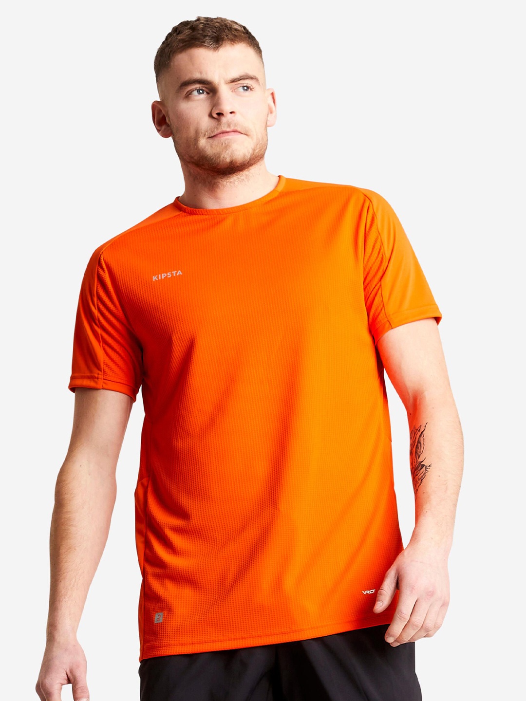 

Kipsta By Decathlon Men Orange Viralto Football Jersey