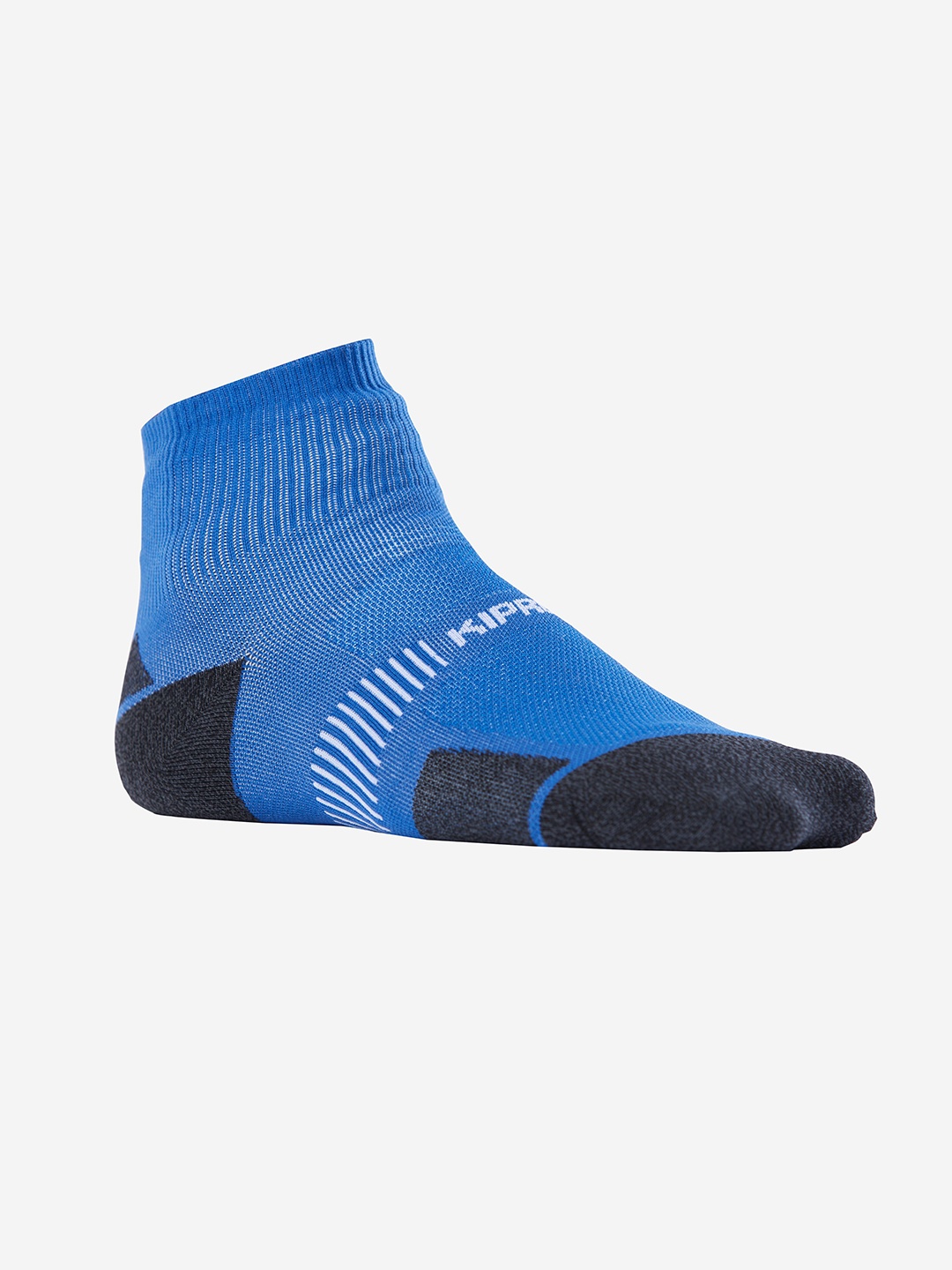 

KIPRUN By Decathlon Men Patterned Ankle Length Socks, Blue