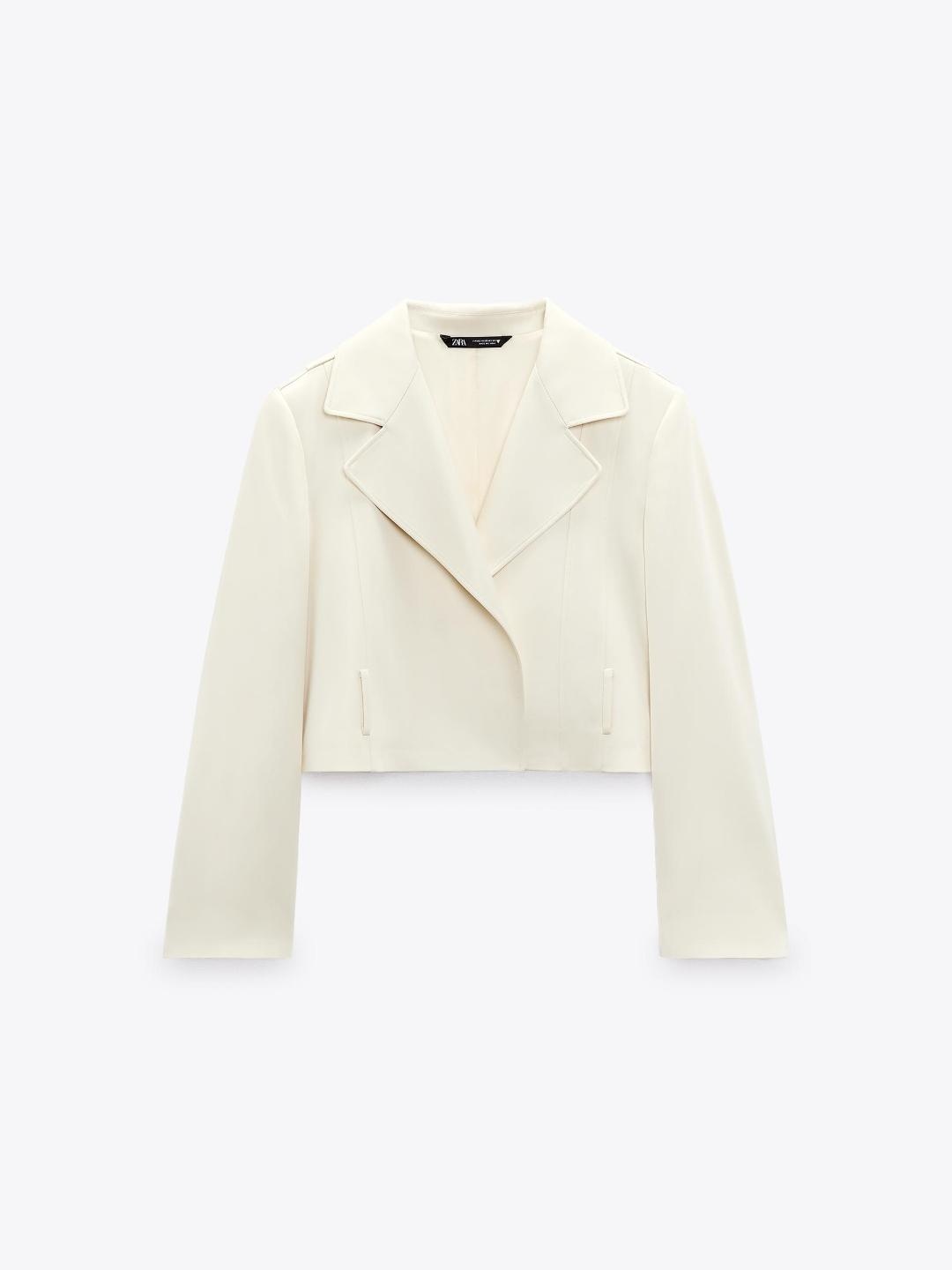 

ZARA Women Beige Blazer