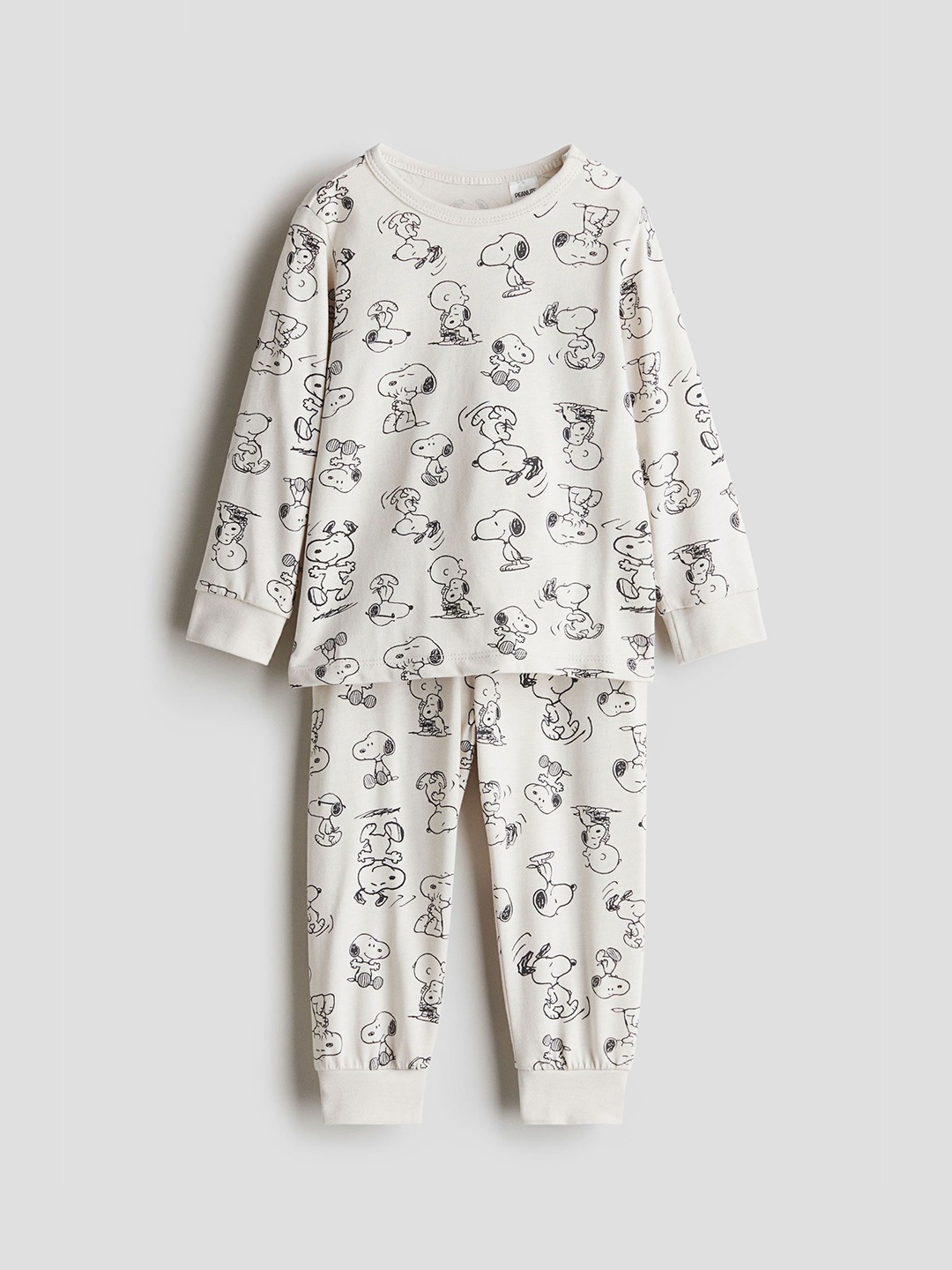 

H&M Infant Boys Printed Cotton Pyjamas, White