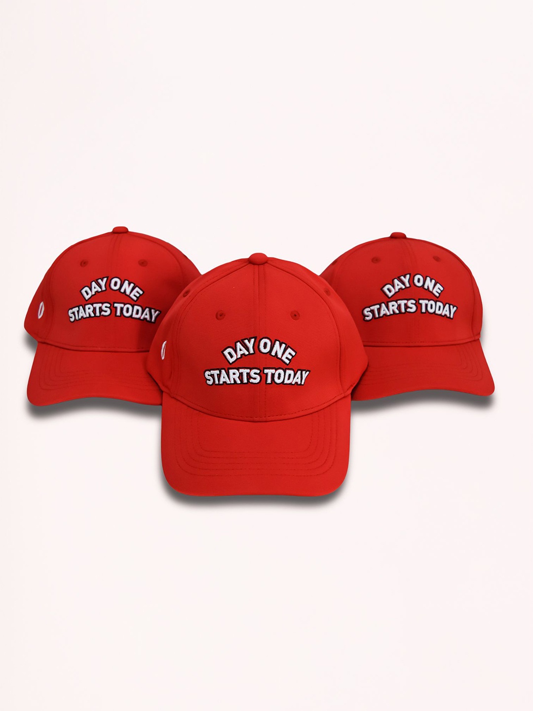 

Sanity Pack of 3 Unisex Embroidered Baseball Cap, Red