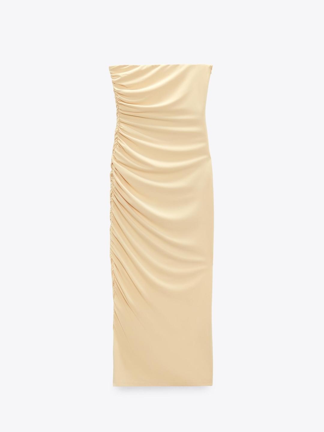 

ZARA Women Yellow Dress