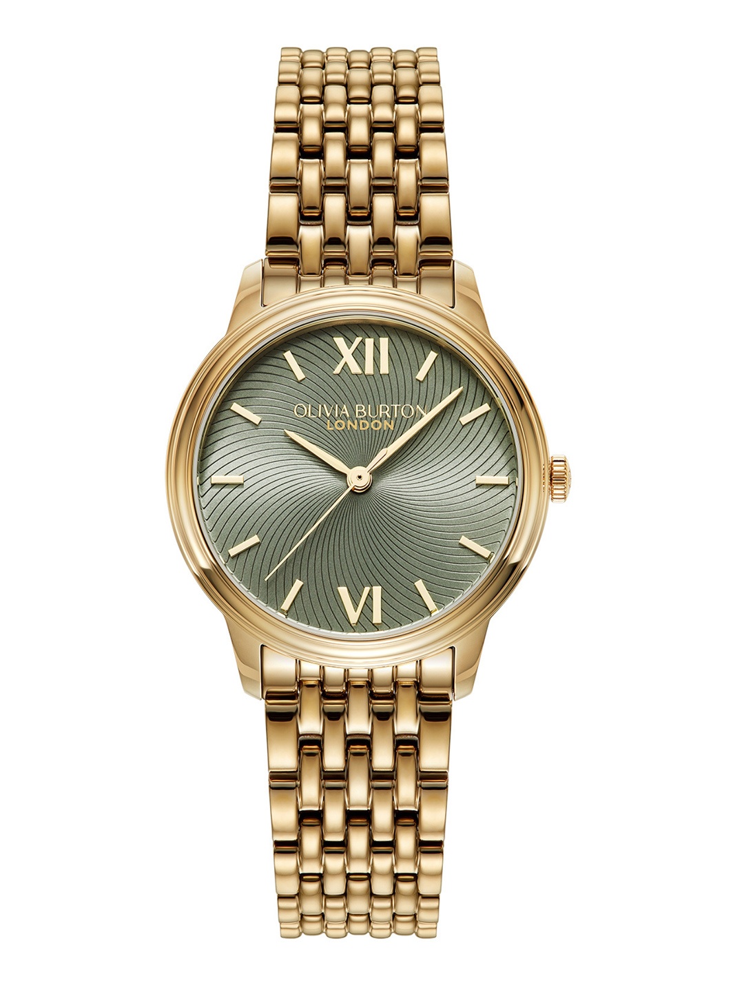 

Olivia Burton Women Classic Swirl Analogue Watch 24000130, Green