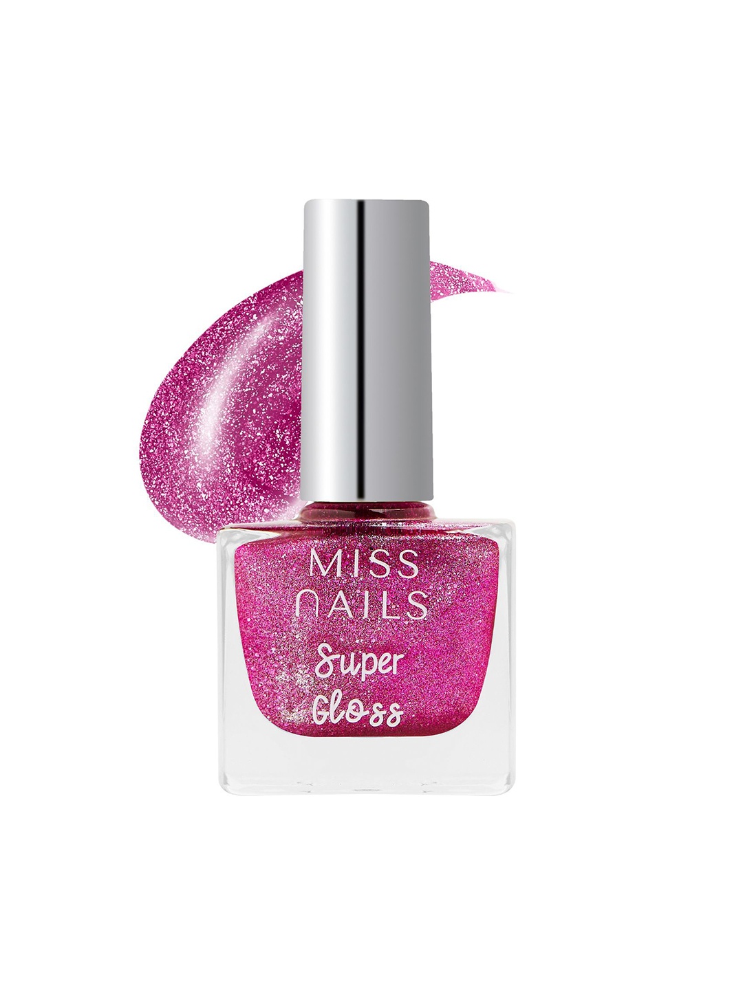 

MISS NAILS Super Gloss Nail Paint - 10 ml - SG29, Pink