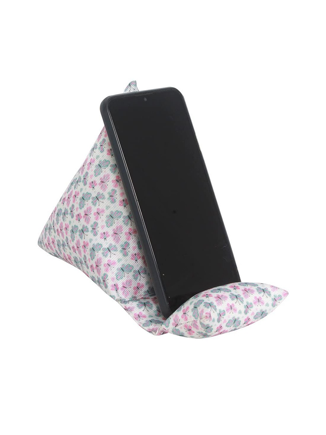 

prettykrafts Pink & White Printed Phone Holder