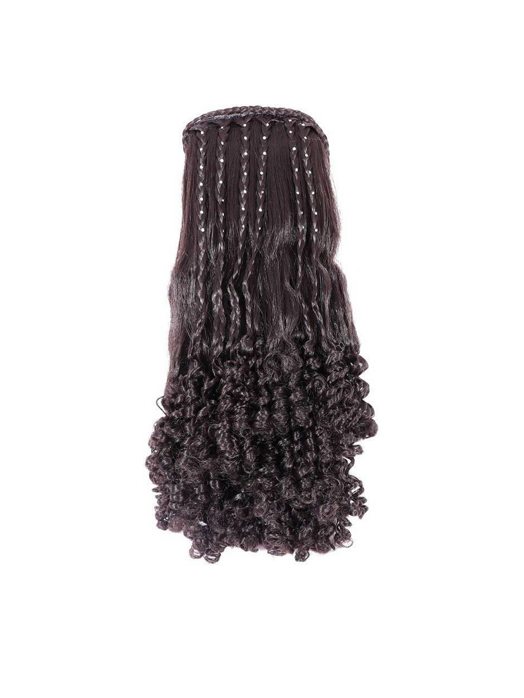

HAVEREAM Embellished Curly Hair Extension - Brown