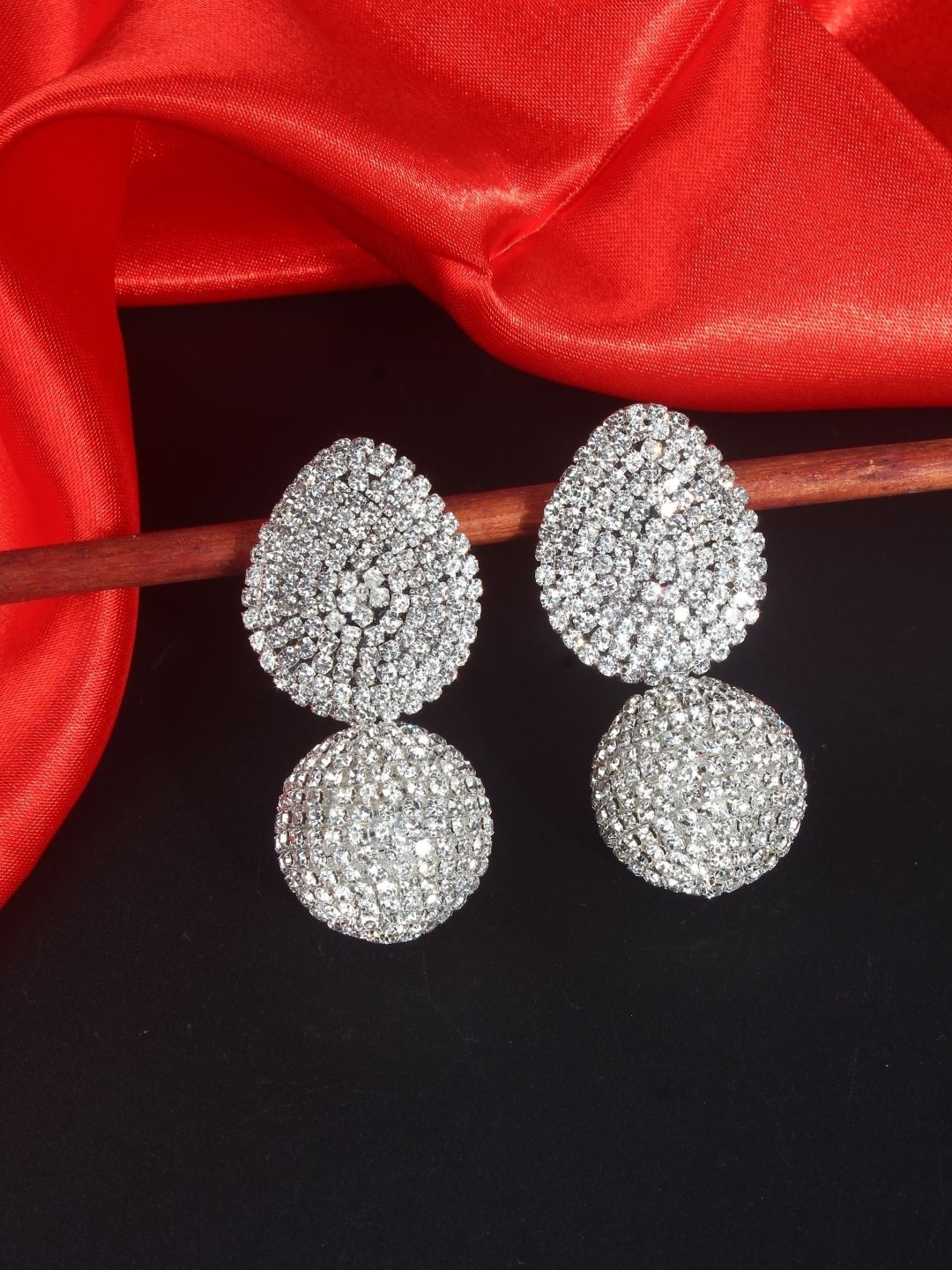 

KPOP Silver-Plated Contemporary Drop Earrings