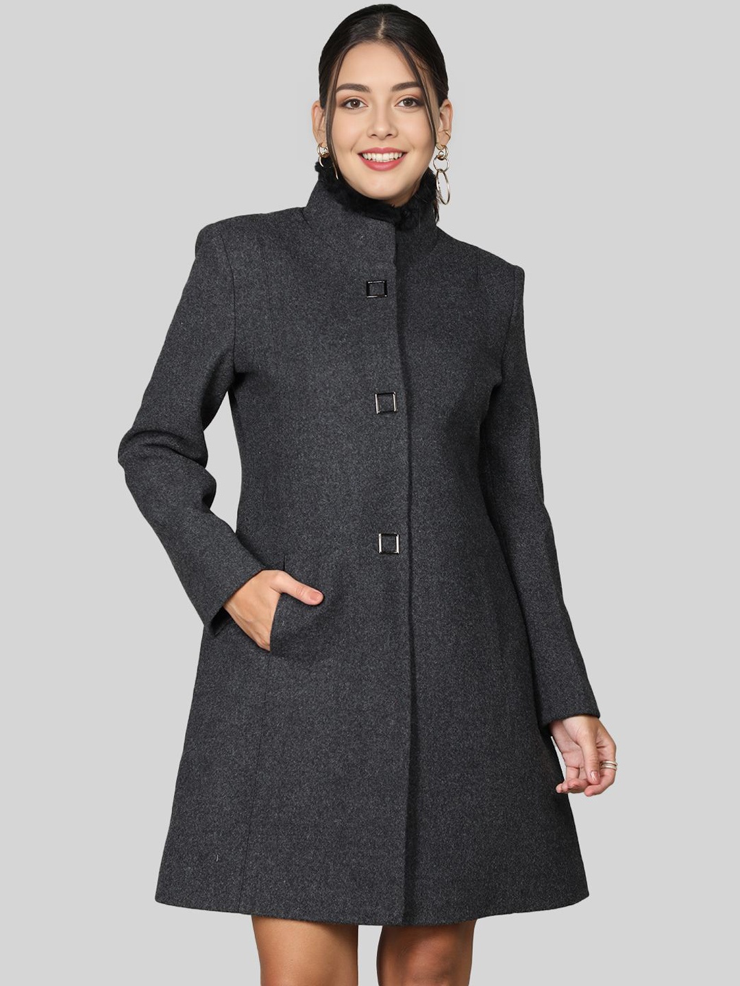 

The Roadster Lifestyle Co Long Sleeved Coats, Black