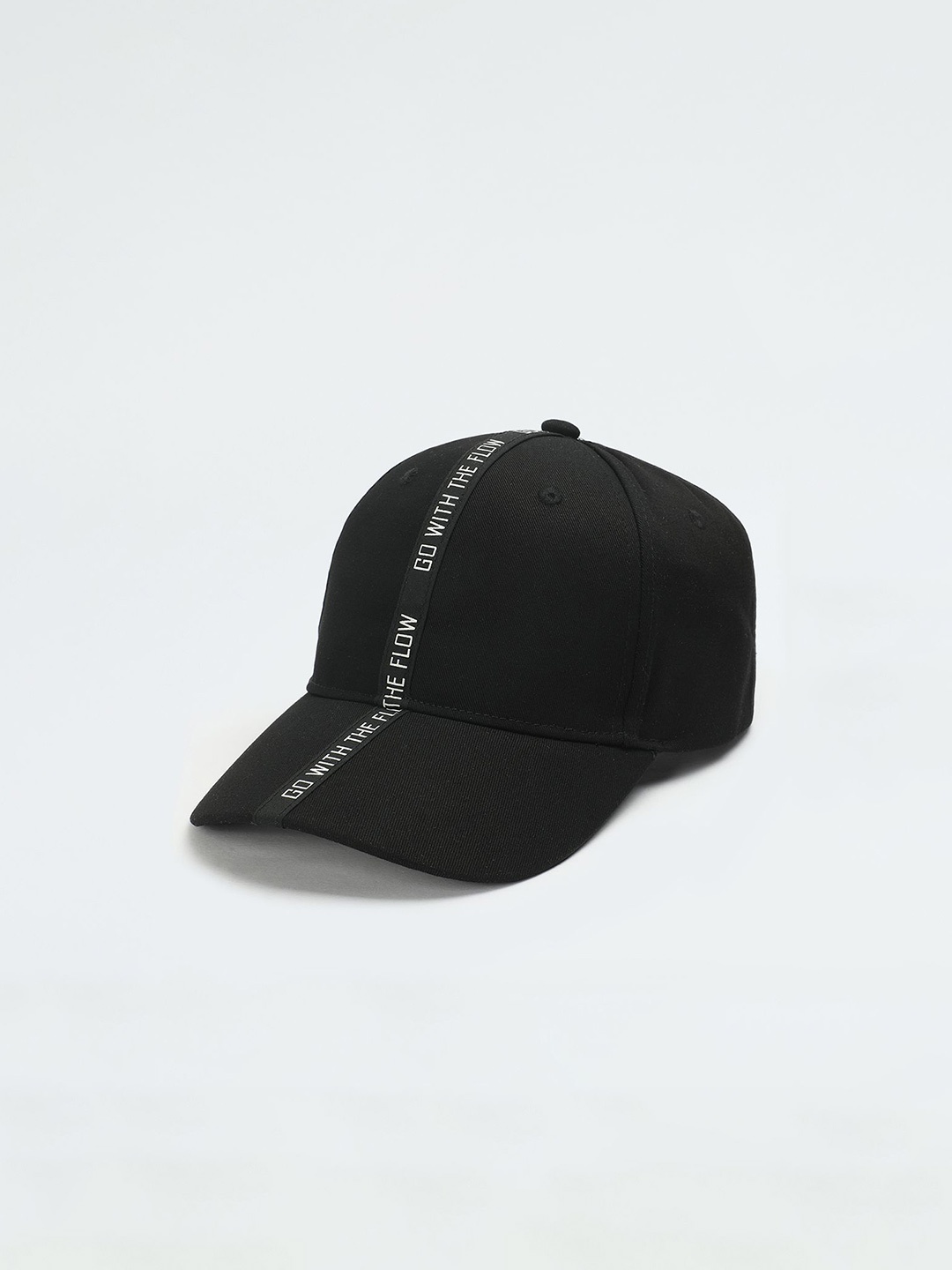 

max Men Printed Baseball Cap, Black