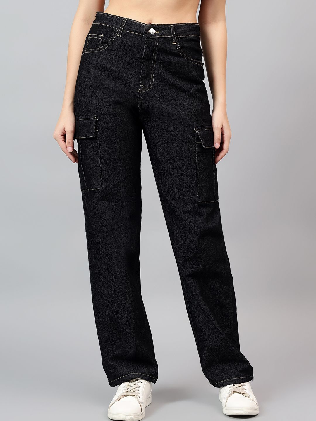 

Kotty Women High-Rise Stretchable Jeans, Black