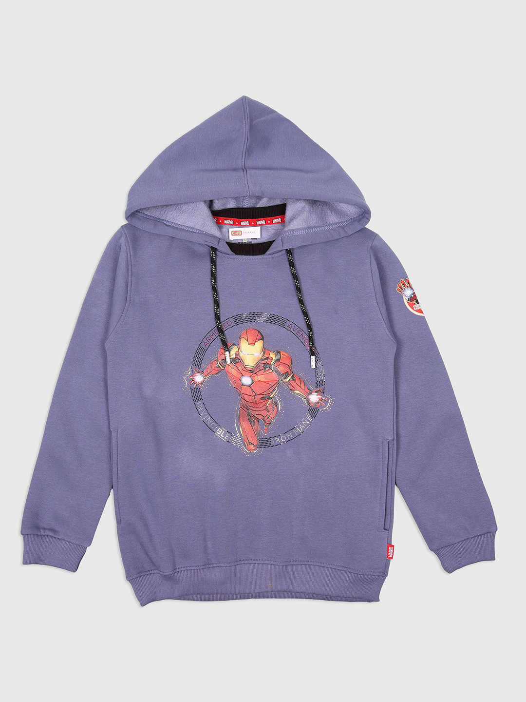 

CHUNMUN Boys Graphic Printed Hood Cotton Pullover Sweatshirt, Blue
