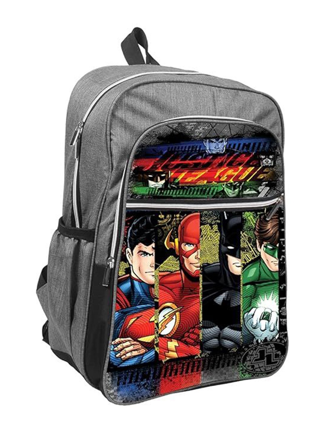 

prettykrafts Superman Printed Backpack Diaper Bag, Grey