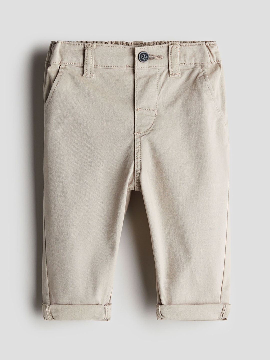 

H&M Boys Cotton Chinos, Beige