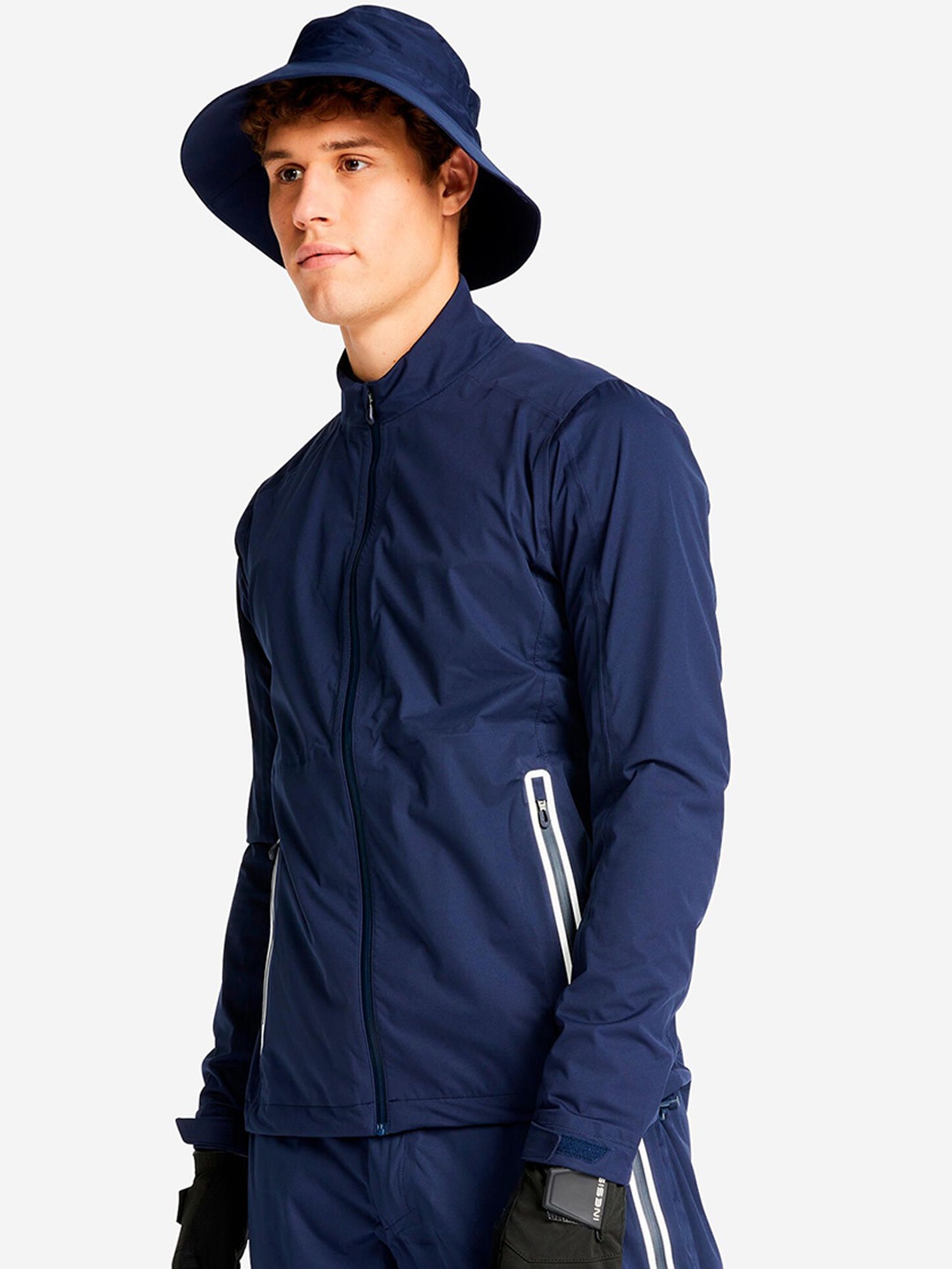 

Inesis By Decathlon Men Lightweight Sporty Jacket, Navy blue