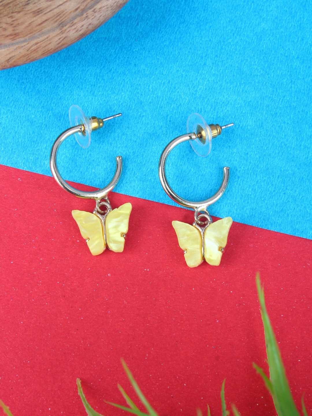 

KPOP Contemporary Drop Earrings, Gold