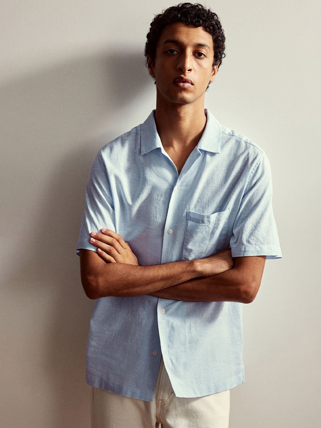 

H&M Resort Shirt, Blue