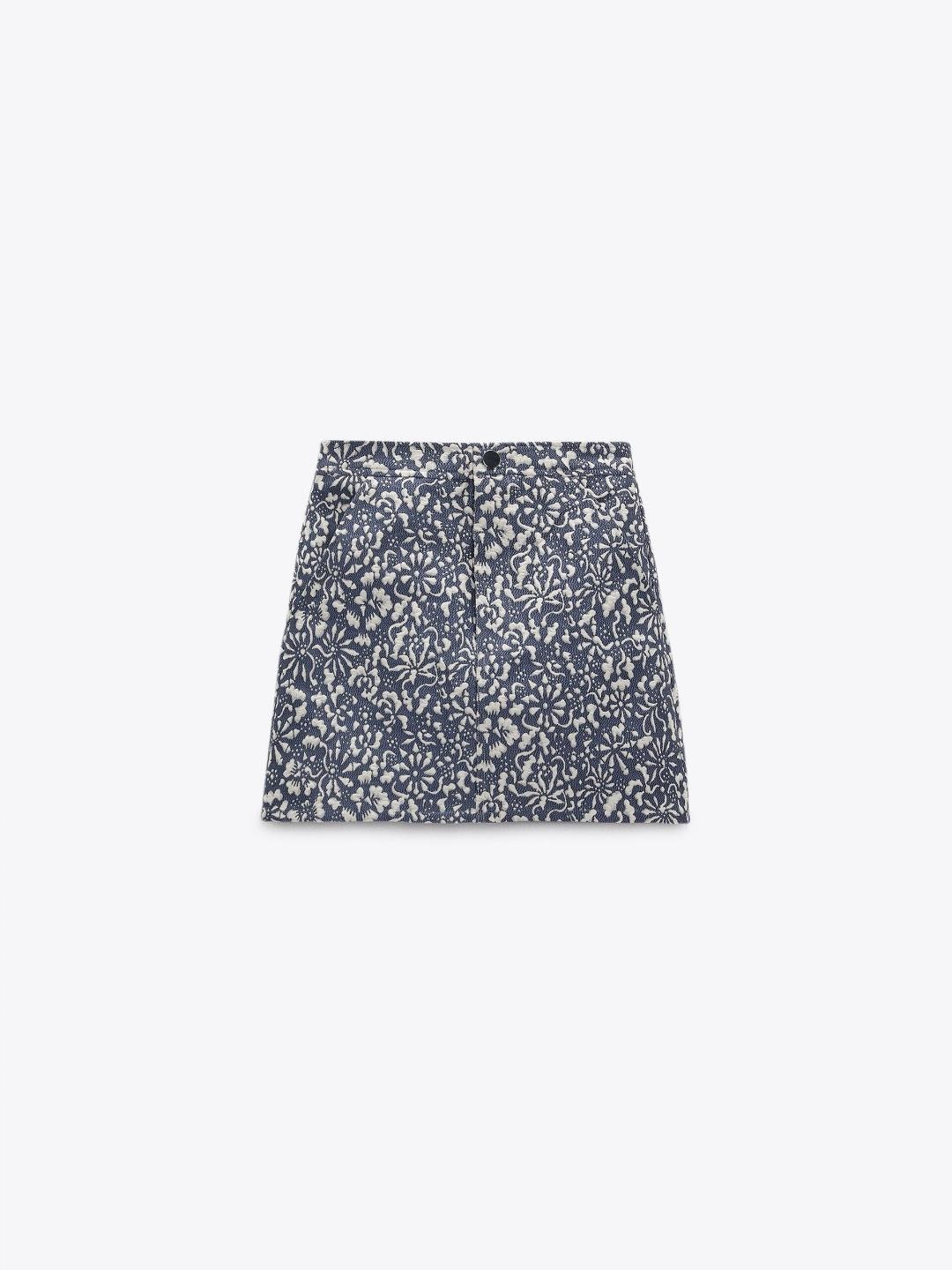 

ZARA Women Blue Skirt