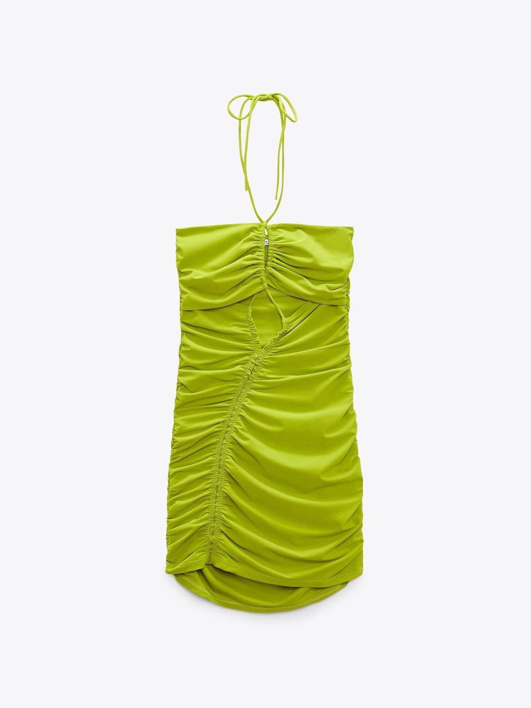 

ZARA Women Green Dress