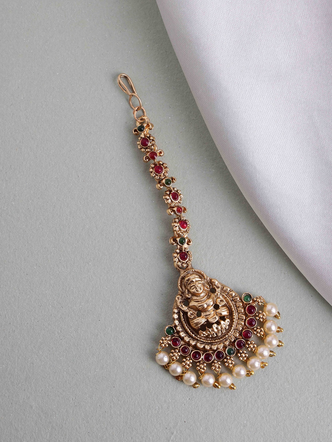 

PANASH Gold-Plated Maang Tikka Head Jewellery