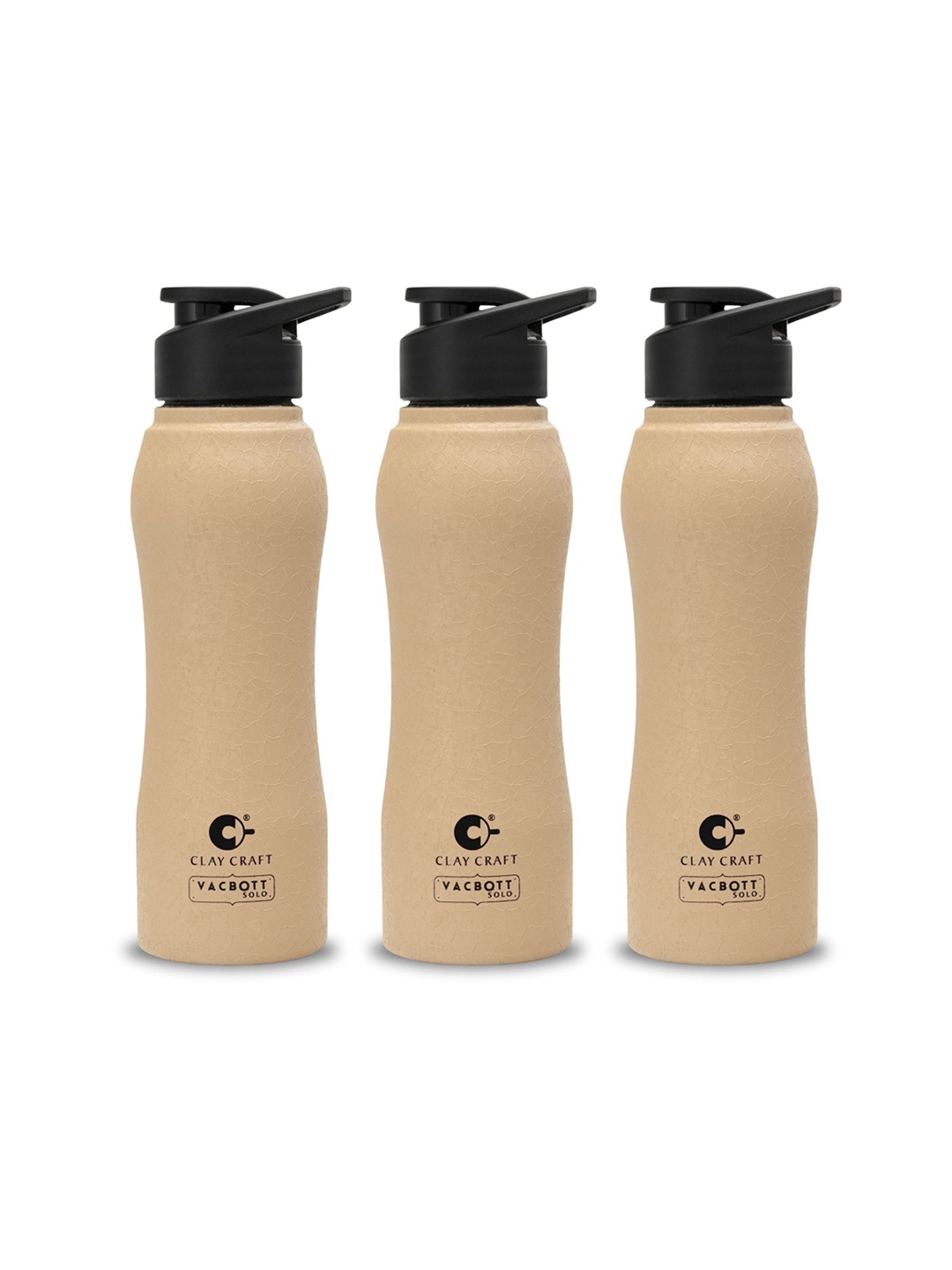 

Clay Craft Vacbott Neo 750Ml Single-Wall Stainless Steel BIS Approved Water Bottle, Beige