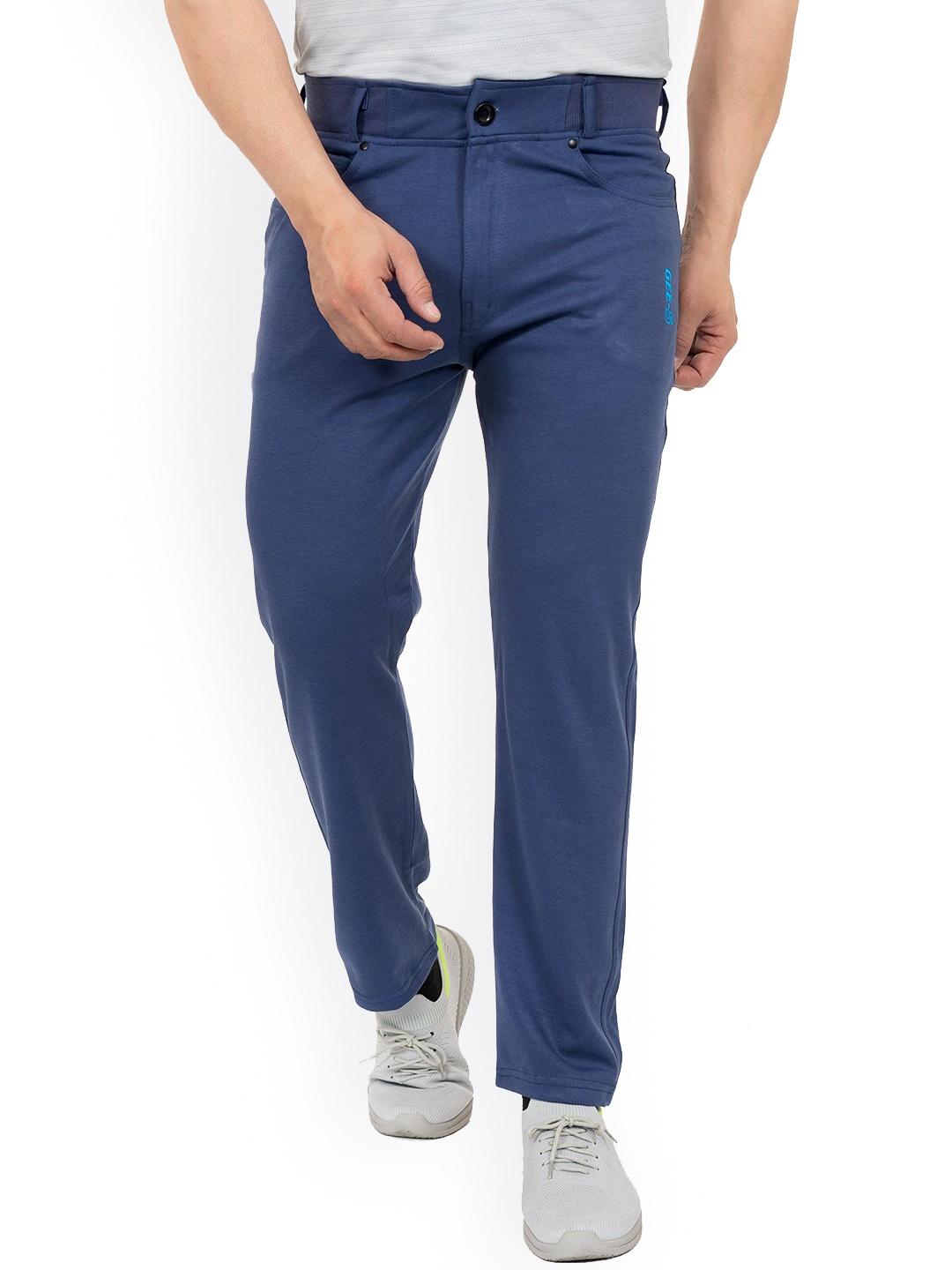 

GEE 5 Men Mid Rise Trousers, Blue