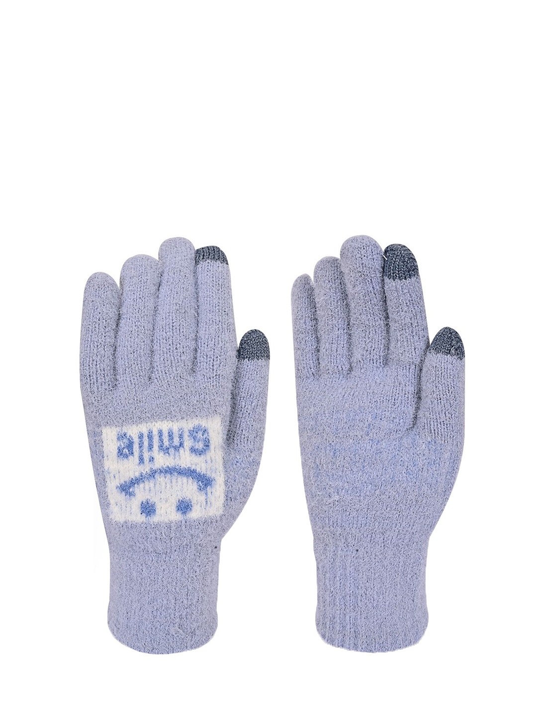 

LOOM LEGACY Women Acrylic Winter Gloves, Grey