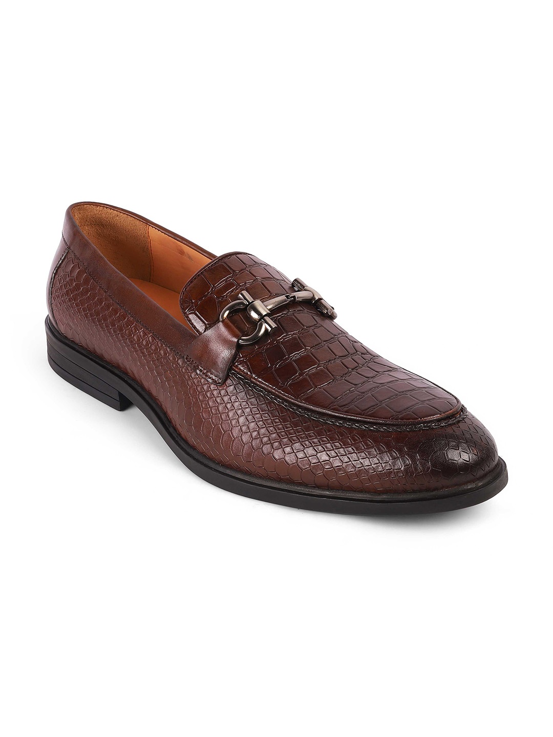 

Tresmode Men Leather Driving Shoes, Brown