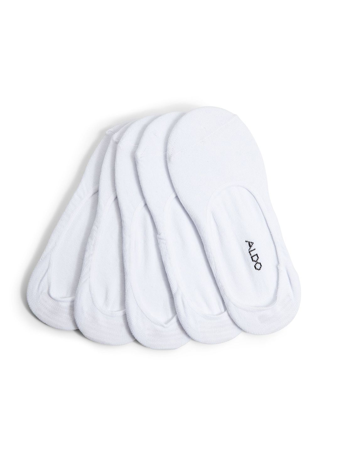 

ALDO Women Pack Of 5 Cotton Shoe Liners Socks, White