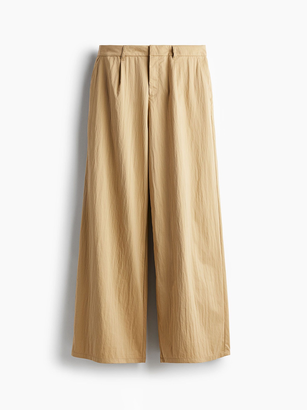 

H&M Women Tailored Crpe Trousers, Beige