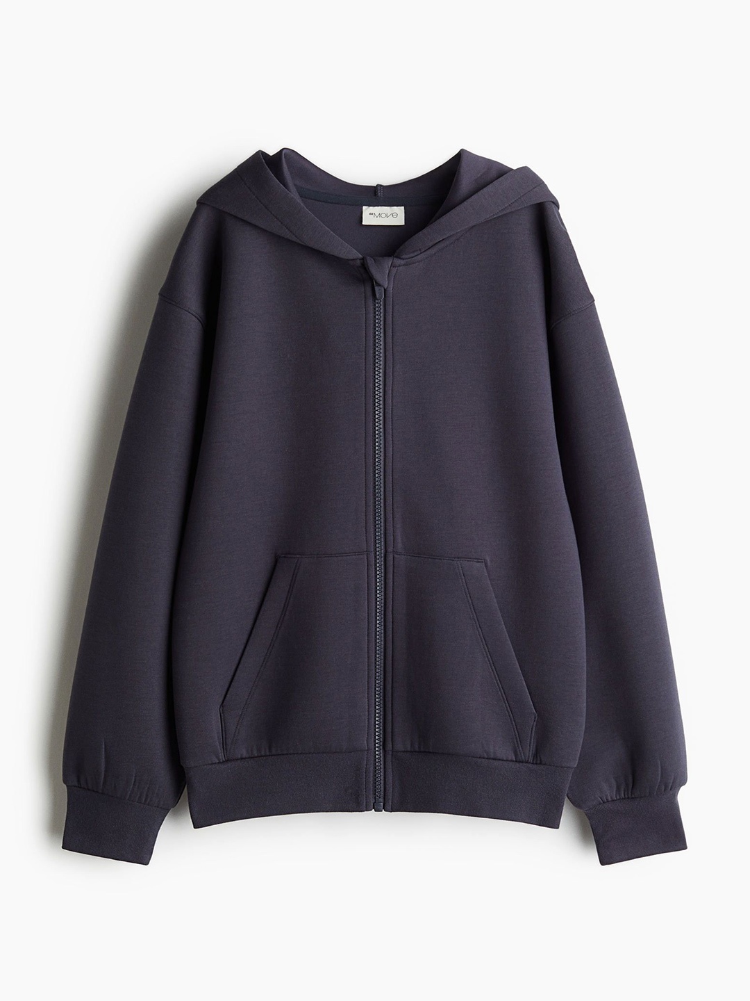 

H&M Girls Zip-Through Sports Hoodie In DryMove, Blue