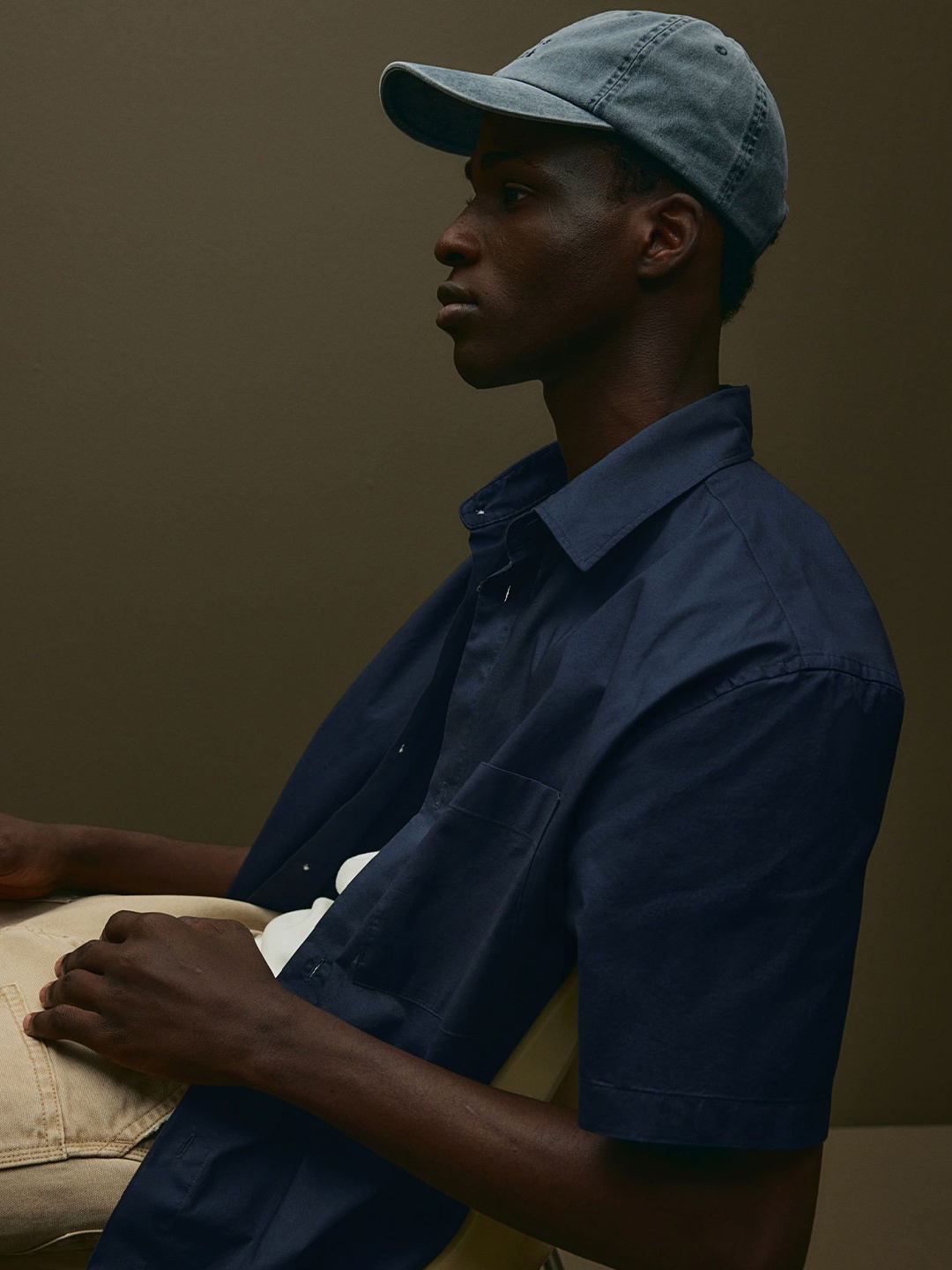 

H&M Loose Fit Short-Sleeved Shirts, Blue